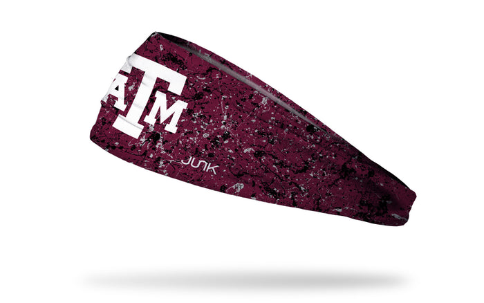 Texas A&M University: Splatter Maroon Big Bang Lite Headband - View 1