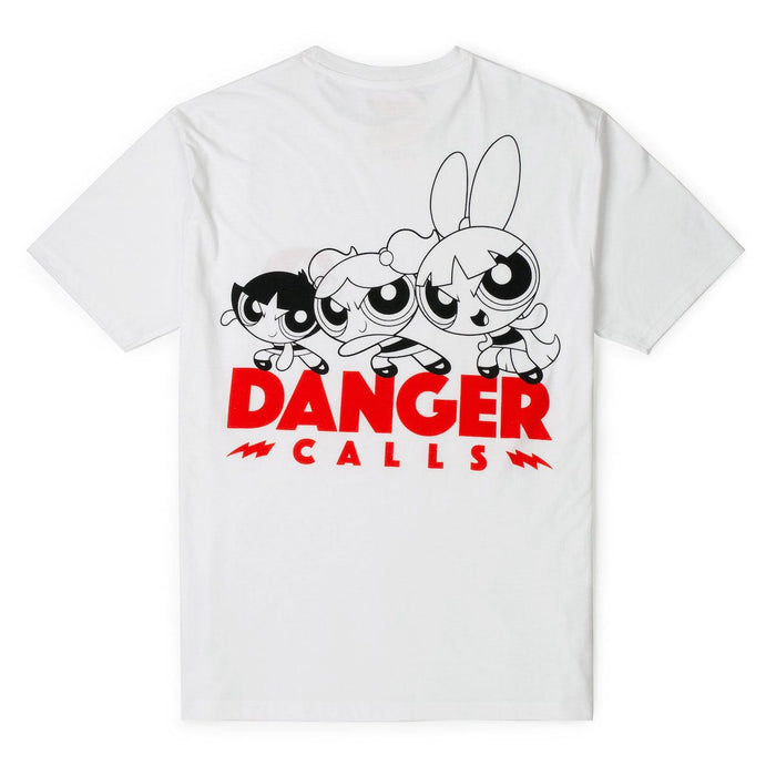 RSVLTS Powerpuff Girls Crewneck T-shirt The Powerpuff Girls "Danger Calls" – Crewneck Tee The Powerpuff Girls "Danger Calls" – Crewneck Tee