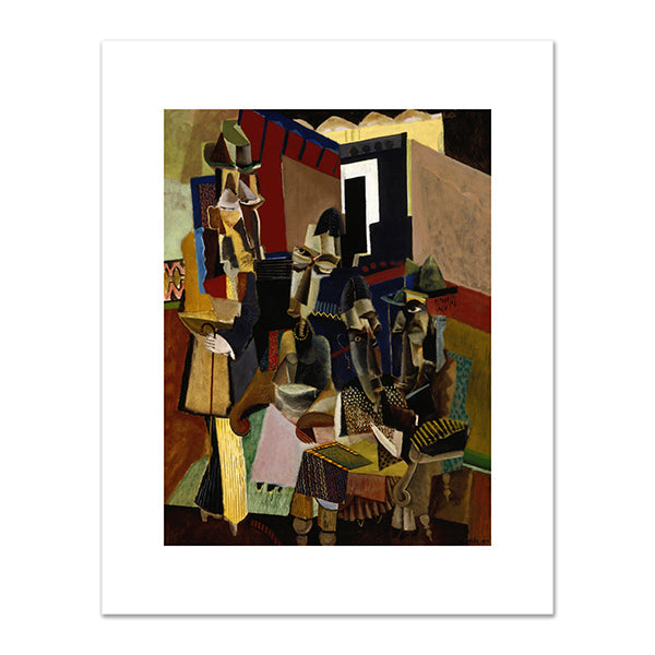 Max Weber, The Visit, 1919, Brooklyn Museum. Fine Art Prints in various sizes by Museums.Co