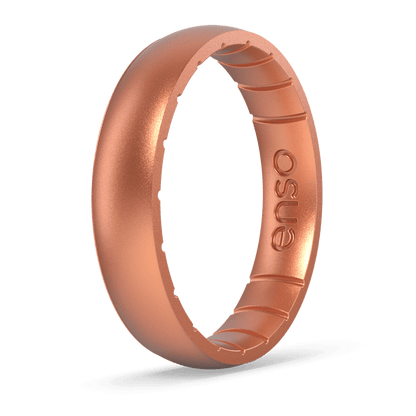 Elements Classic Thin Silicone Ring - Copper