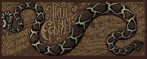 True Grit Aaron Horkey poster