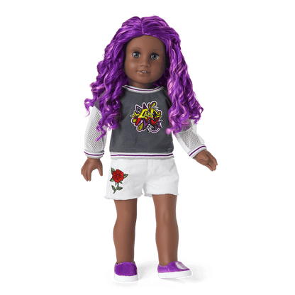 Truly Me™ Doll #91 in Girly Graffiti + Chic & Stylish Accessories