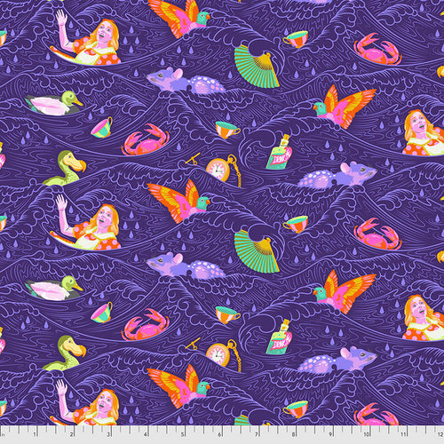 Tula Pink Curiouser and Curiouser Sea of Tears Daydream PWTP162.DAYDREAM - Sold by theYard