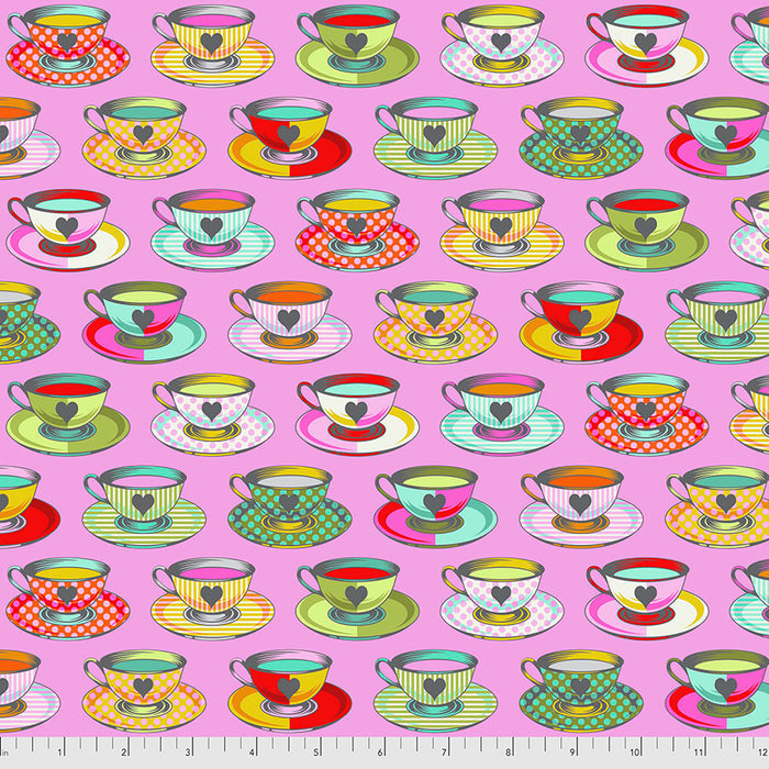 Tula Pink Curiouser and Curiouser Tea Time Wonder PWTP163.WONDER - Sold by the Yard