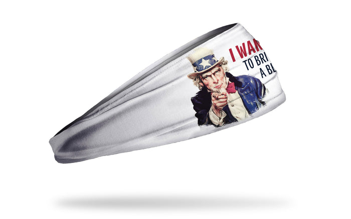 Uncle Sam's Orders Big Bang Lite Headband - View 2