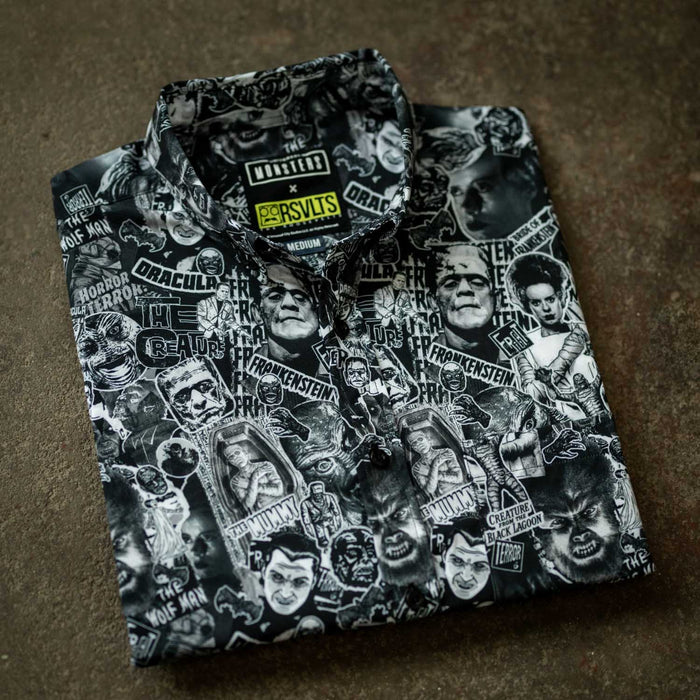 RSVLTS Universal Monsters Short Sleeve Shirt Universal Monsters "Monster Mashup" – KUNUFLEX Short Sleeve Shirt