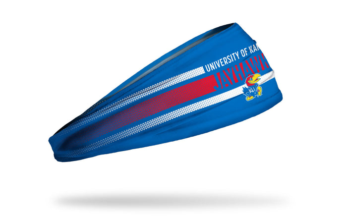 University of Kansas: Faded Stripe Big Bang Lite Headband - View 2