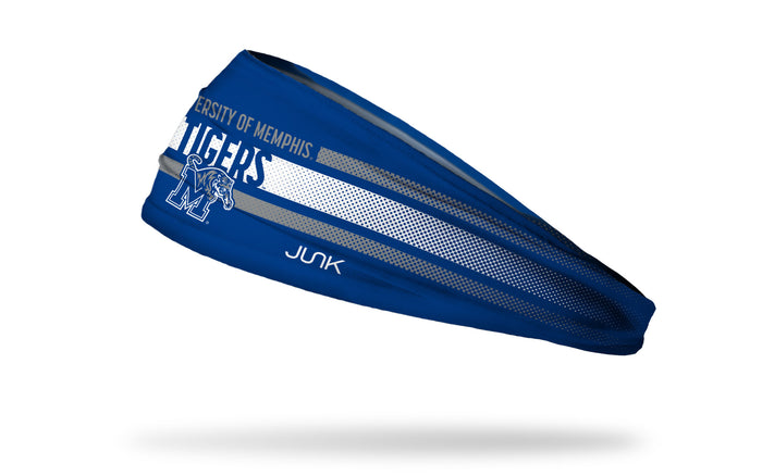 University of Memphis: Faded Stripe Big Bang Lite Headband - View 1
