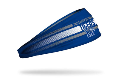 University of Memphis: Faded Stripe Big Bang Lite Headband - View 2