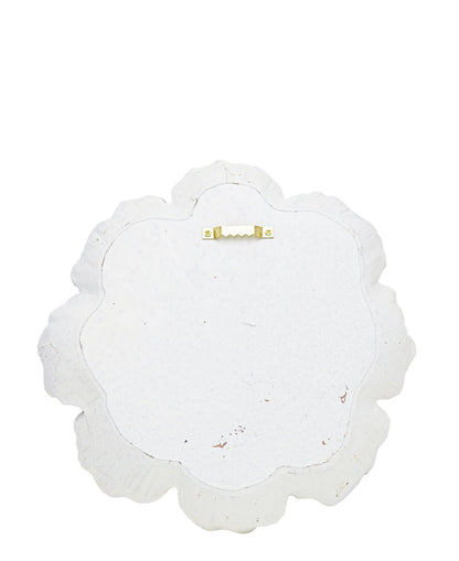 Urban Decor Shabby Chic Flower Wall Plaque- 13CM