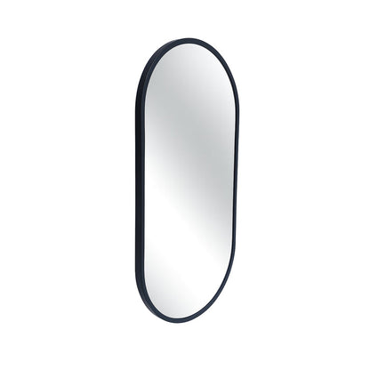 Urban Style Reflections Oval Mirror Black | 120cm