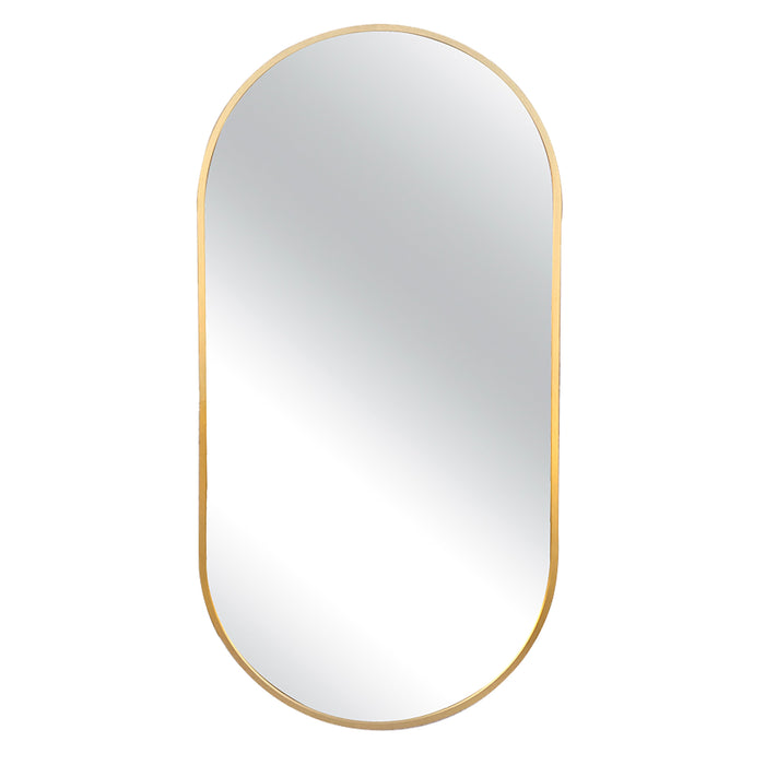 Urban Style Reflections Oval Mirror Gold | 120cm