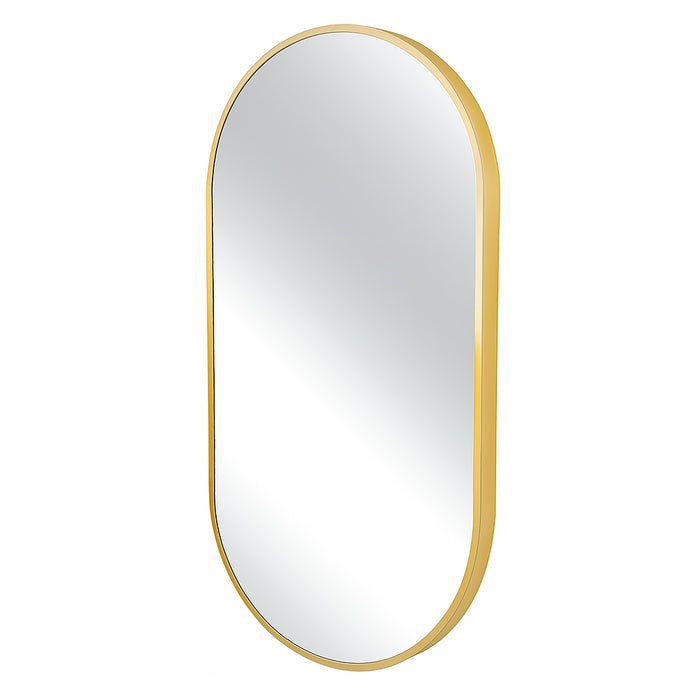 Urban Style Reflections Oval Mirror Gold | 120cm