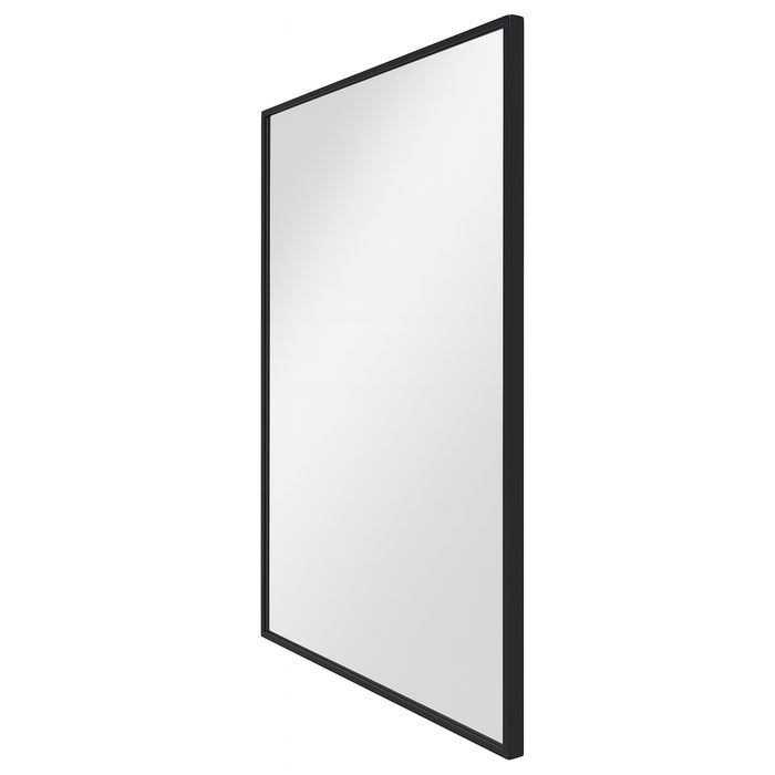 Urban Style Reflections Rectangular Mirror Black | 90cm