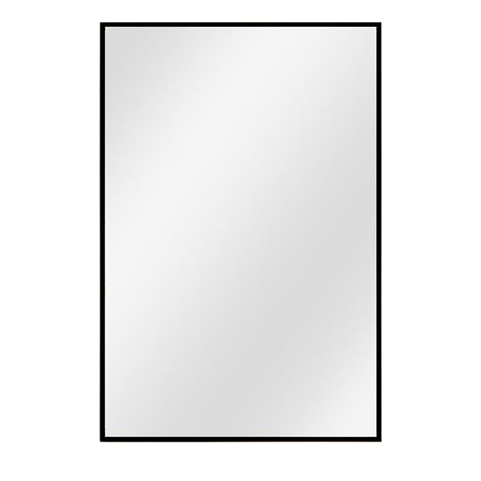 Urban Style Reflections Rectangular Mirror Black | 90cm