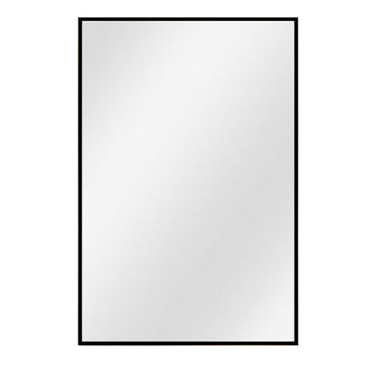 Urban Style Reflections Rectangular Mirror Black | 90cm