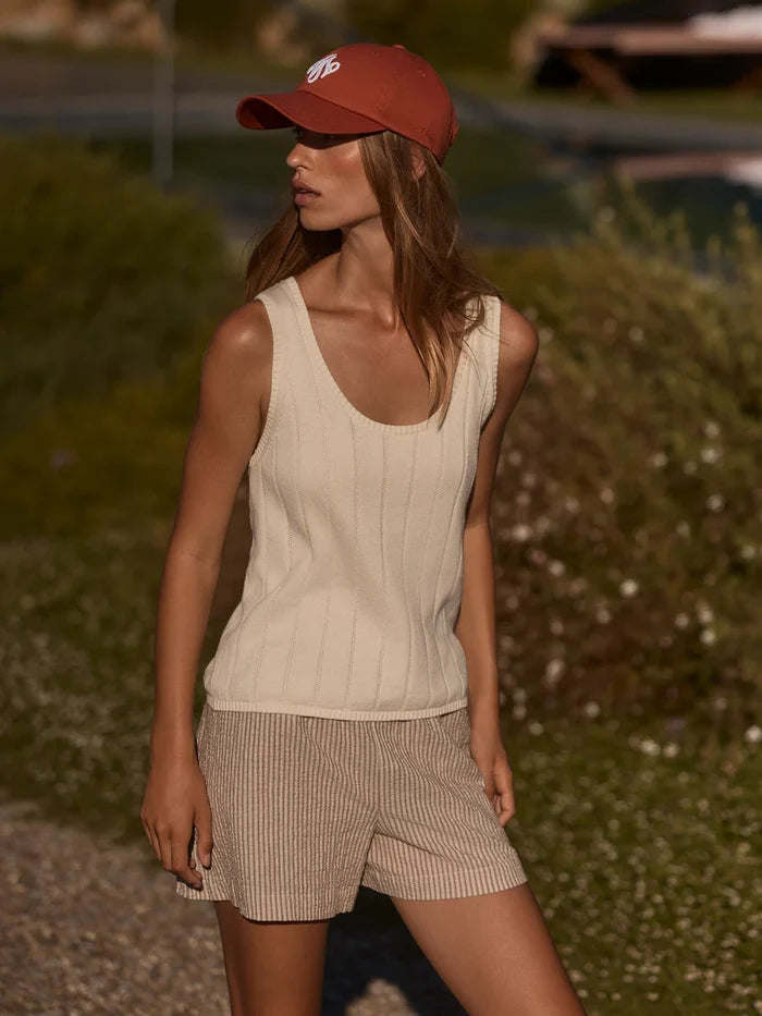 Varley Ayaka Wide Rib Tank, Pristine