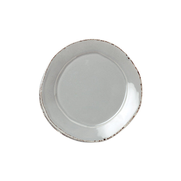 Vietri Lastra Canape Plate Dinnerware Vietri Gray