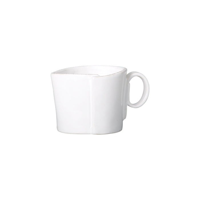 Vietri Lastra White Creamer Dinnerware Vietri
