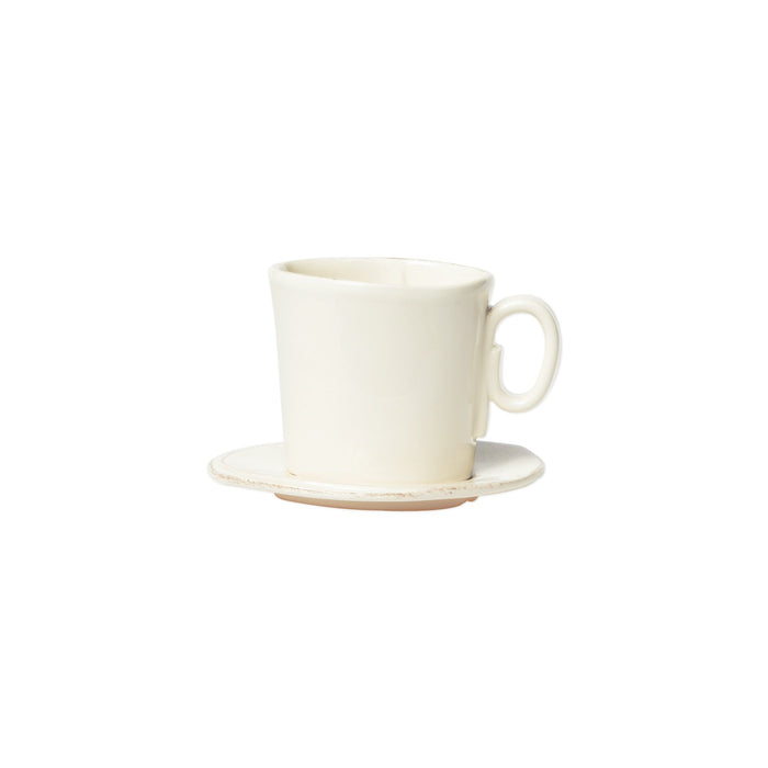 Vietri Lastra Espresso Cup & Saucer Dinnerware Vietri Linen