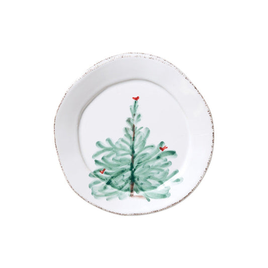 Vietri Lastra Holiday Canape Plate Dinnerware Vietri