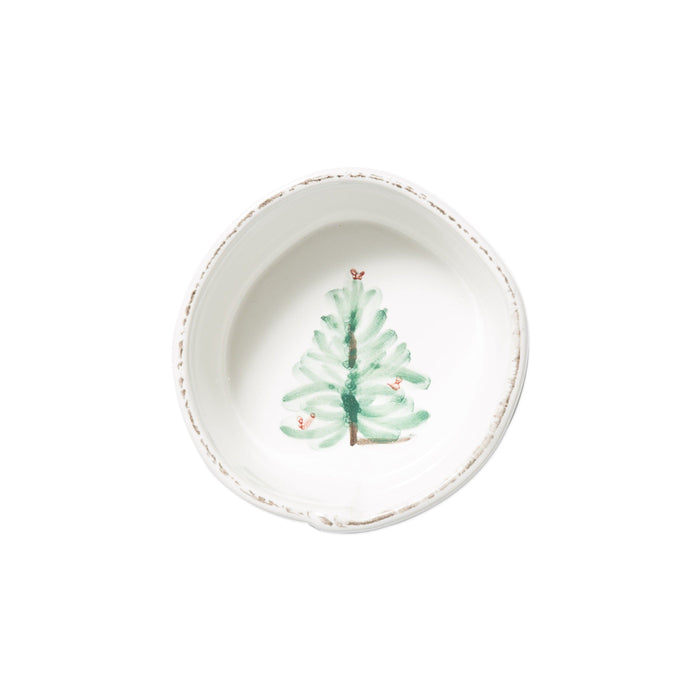 Vietri Lastra Holiday Condiment Bowl Dinnerware Vietri
