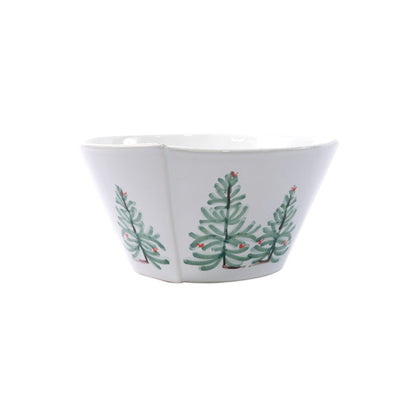 Vietri Lastra Holiday Medium Stacking Serving Bowl Dinnerware Vietri