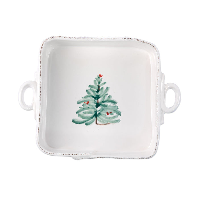 Vietri Lastra Holiday Square Baker Dinnerware Vietri