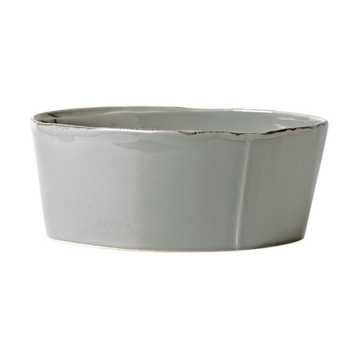 Vietri Lastra Large Serving Bowl Dinnerware Vietri Gray
