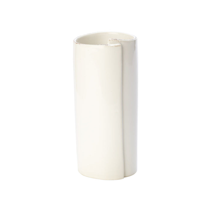 Vietri Lastra White Large Vase Dinnerware Vietri