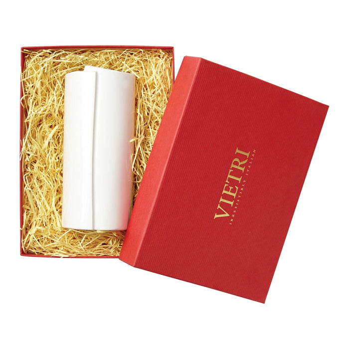 Vietri Lastra White Large Vase Dinnerware Vietri
