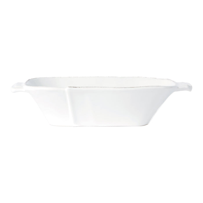 Vietri Lastra White Medium Au Gratin Dinnerware Vietri