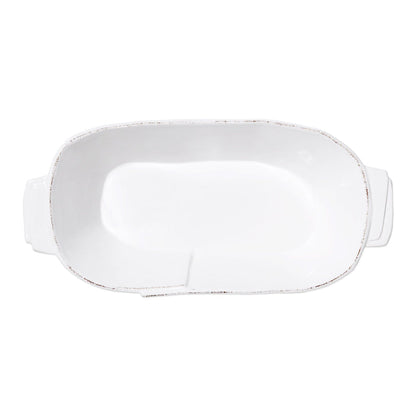 Vietri Lastra White Medium Au Gratin Dinnerware Vietri