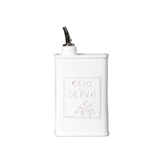Vietri Lastra White Olive Oil Can Dinnerware Vietri