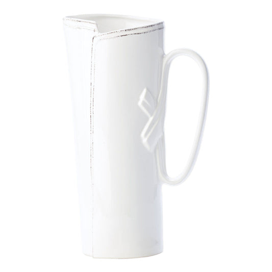 Vietri Lastra White Tavern Pitcher Dinnerware Vietri