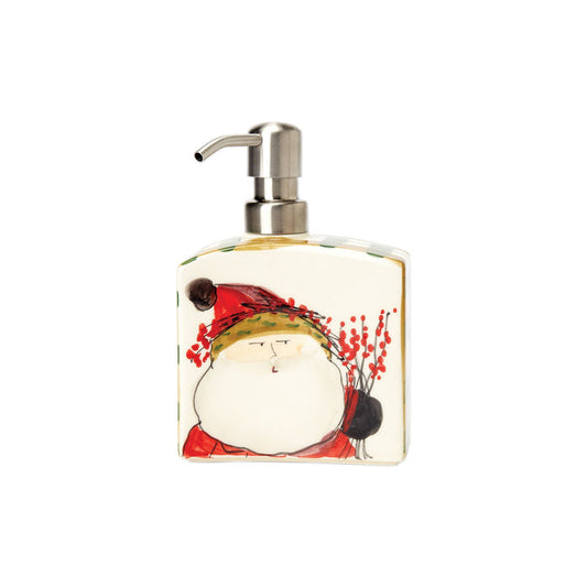 Vietri Old St. Nick Soap Dispenser Dinnerware Vietri