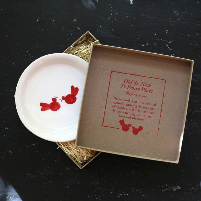 Vietri Old St. Nick Ti Penso Plate Dinnerware Vietri