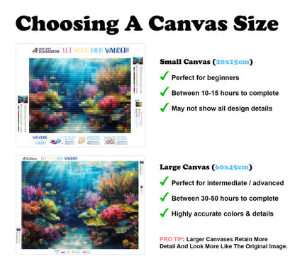 Vivid Caribbean Coral Reef