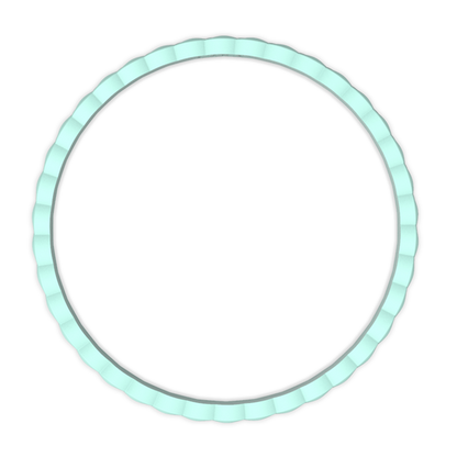 Weave Stackable Silicone Bracelet - Turquoise