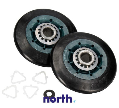 Whirlpool Washing Machine Drum Support Roller (Pack Of 2)| Genuine Part 481952878062