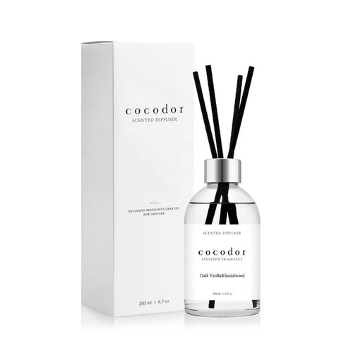 White Label Reed Diffuser / 6.7oz [Dark Vanilla & Sandal wood]