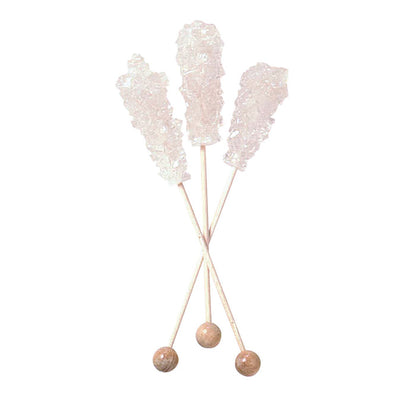 White Swizzle Sticks - Unwrapped 72ct