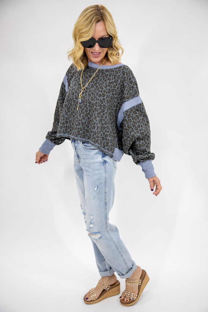 Wild Side Open Back Pullover