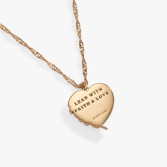 Wings of Protection Charm Necklace