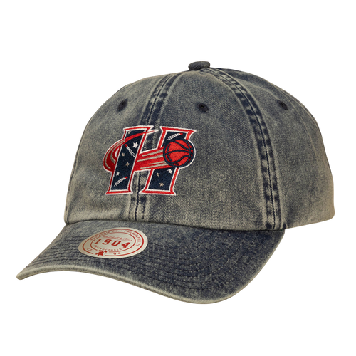 Women's Houston Comets Mitchell & Ness HWC Denim Legendary Strapback Cap