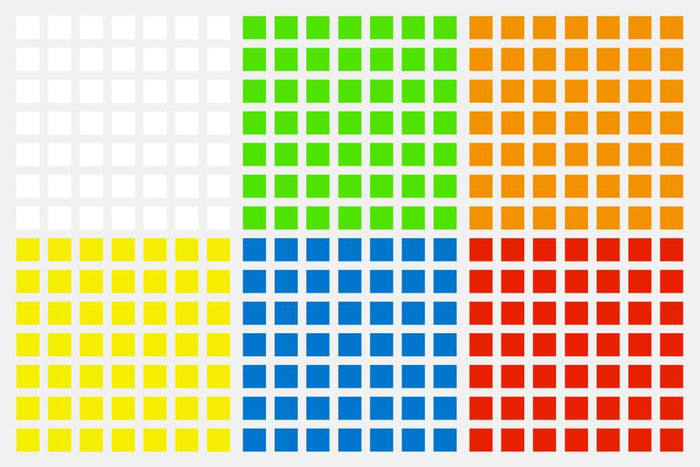 X-Man Spark 7x7 Sticker Set
