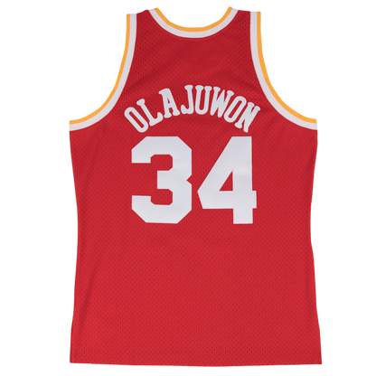 Youth Houston Rockets Mitchell & Ness HWC Hakeem Olajuwon Swingman Jersey