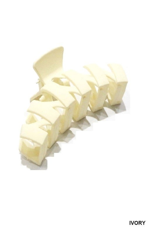 Zig Zag Matte Hair Claw Clip